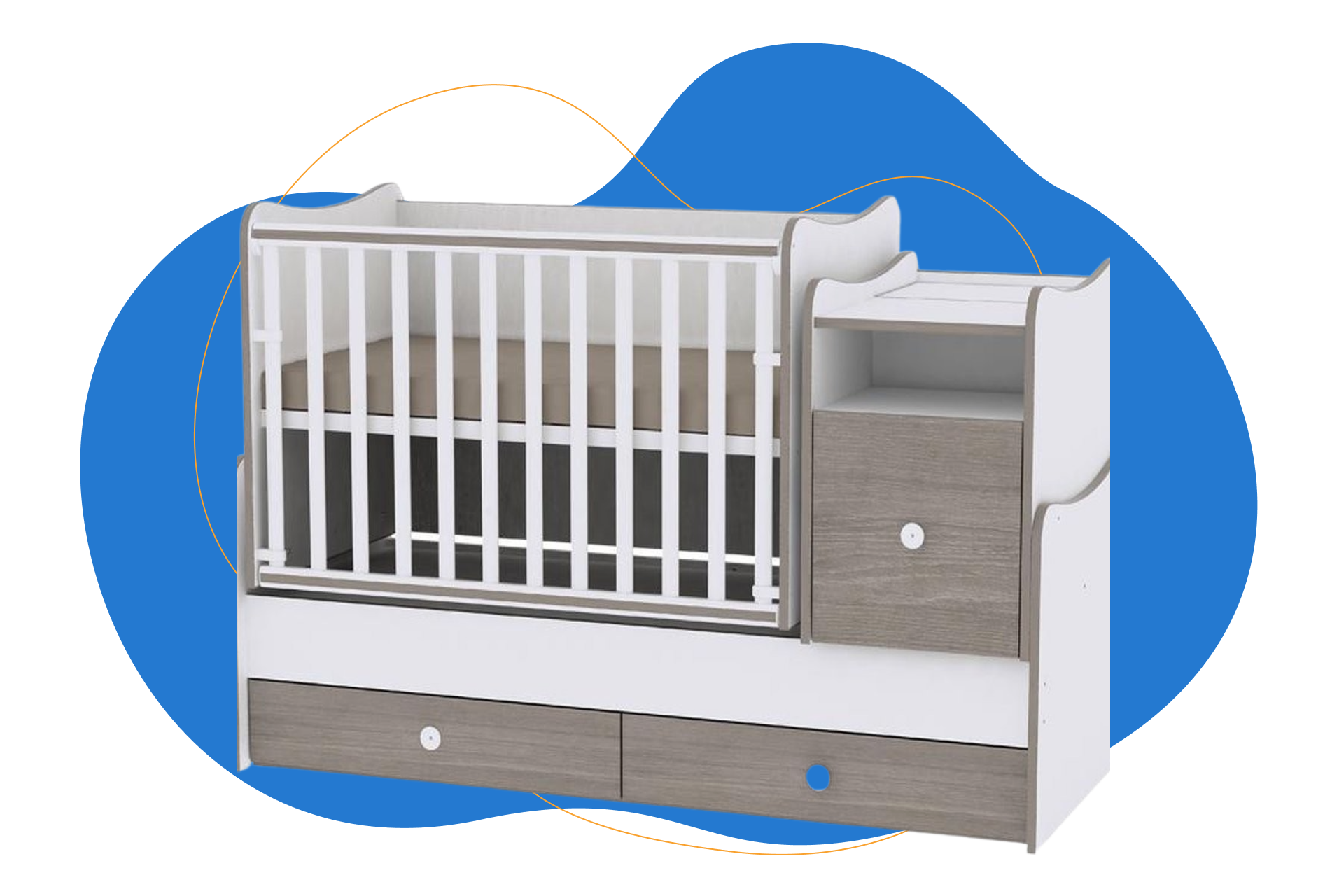 Meegroeibed Trend Plus Lorelli productfoto