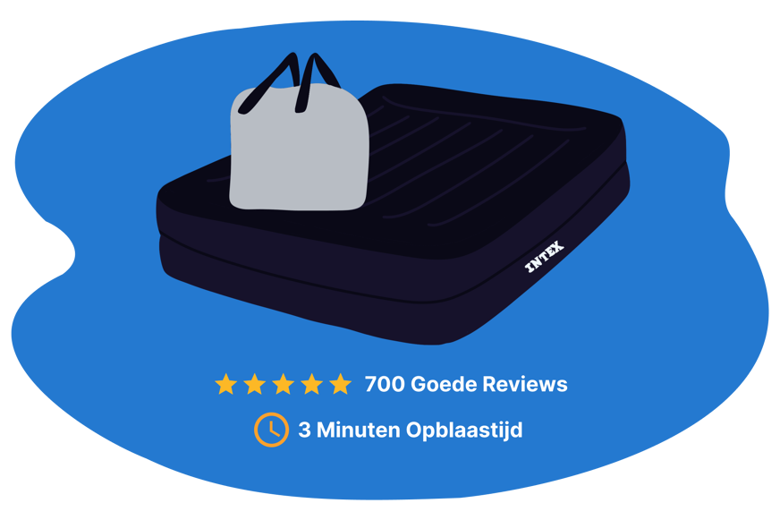 Intex rising comfort luchtbed 2 persoons