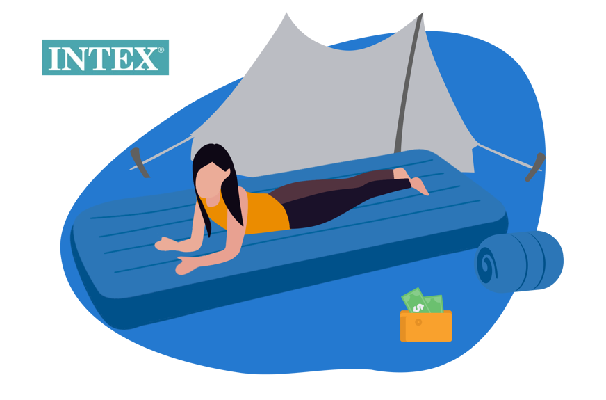 Goedkoop intex luchtbed