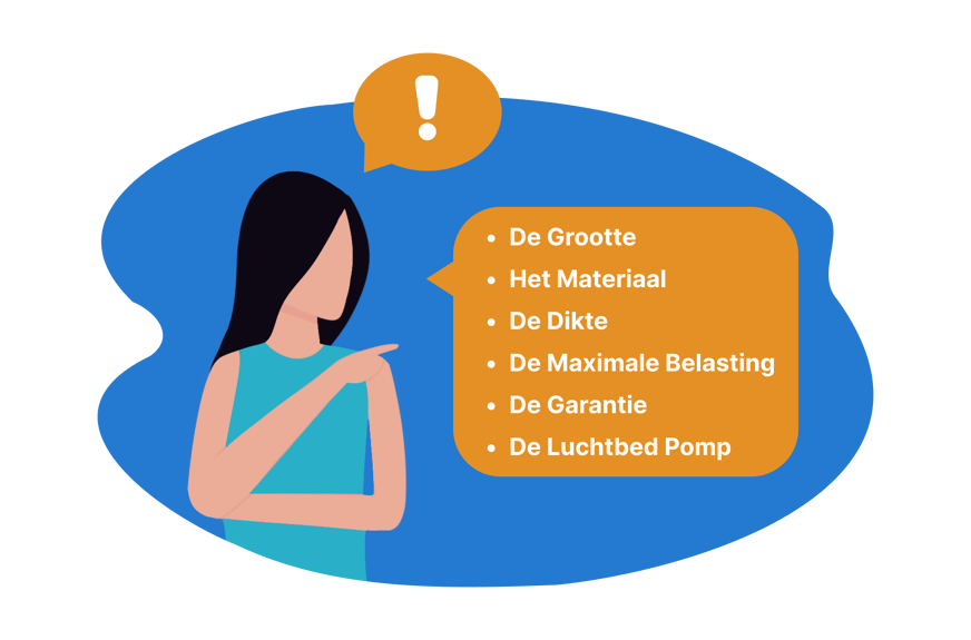 Waar op letten bij het kopen van een luchtbed
