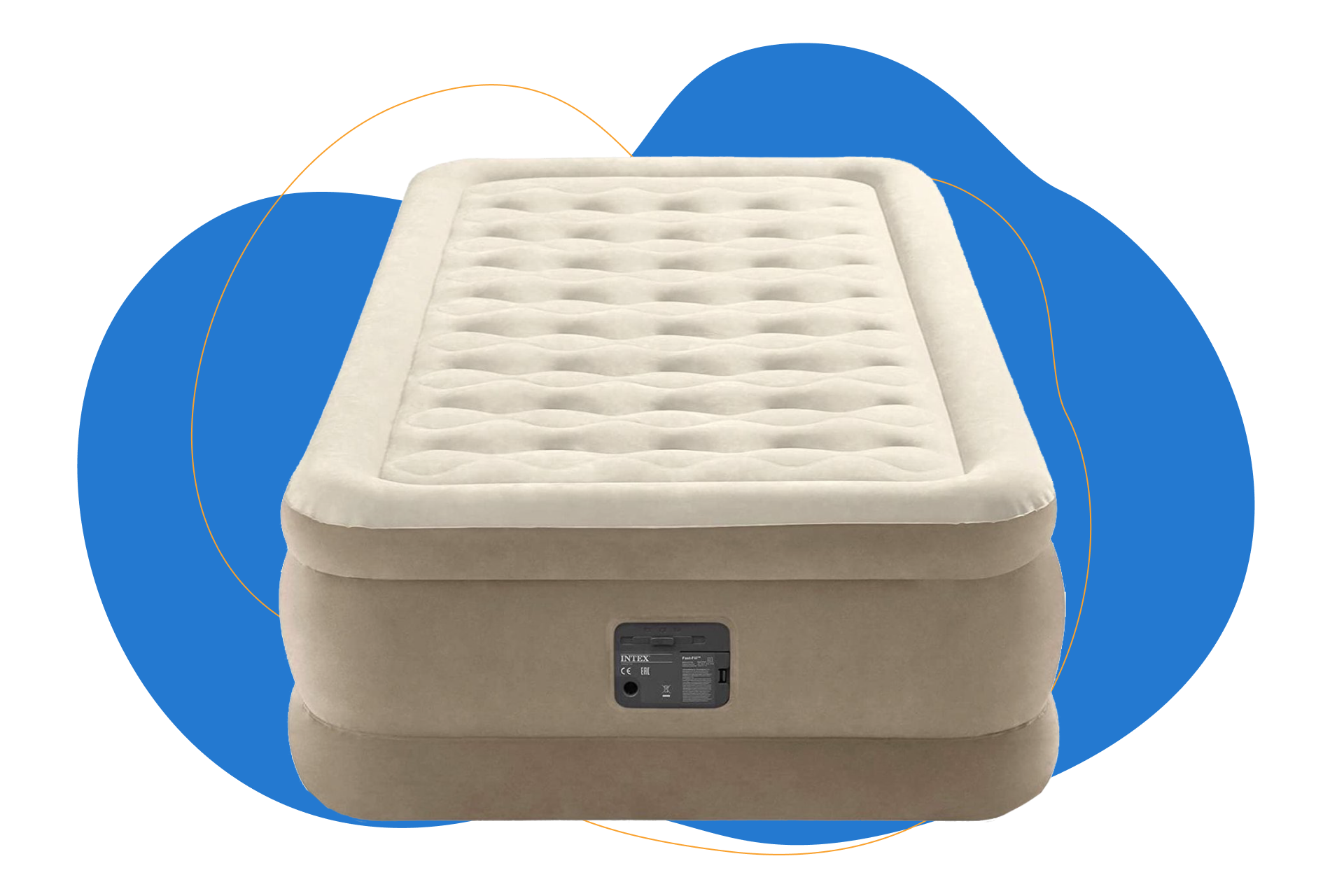 Intex Ultra Plush luchtbed 1 persoons