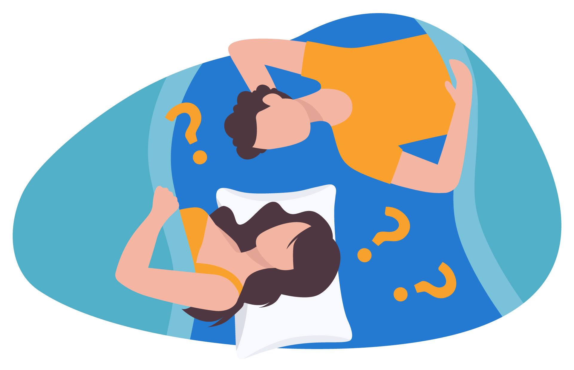 Slapen zonder kussen