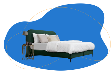 Matt Sleeps Velvet Boxspringbed