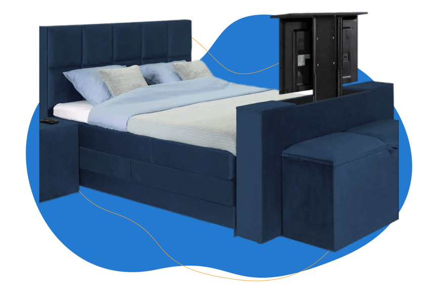 boxspring met tv lift Amalia