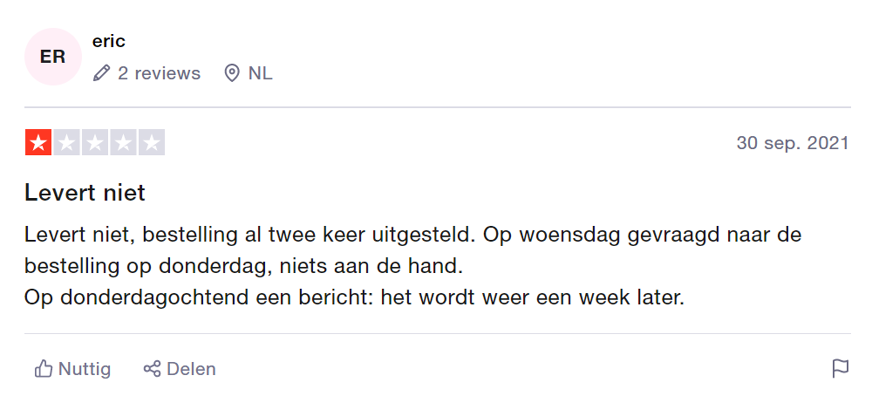 Beddenplein review levering