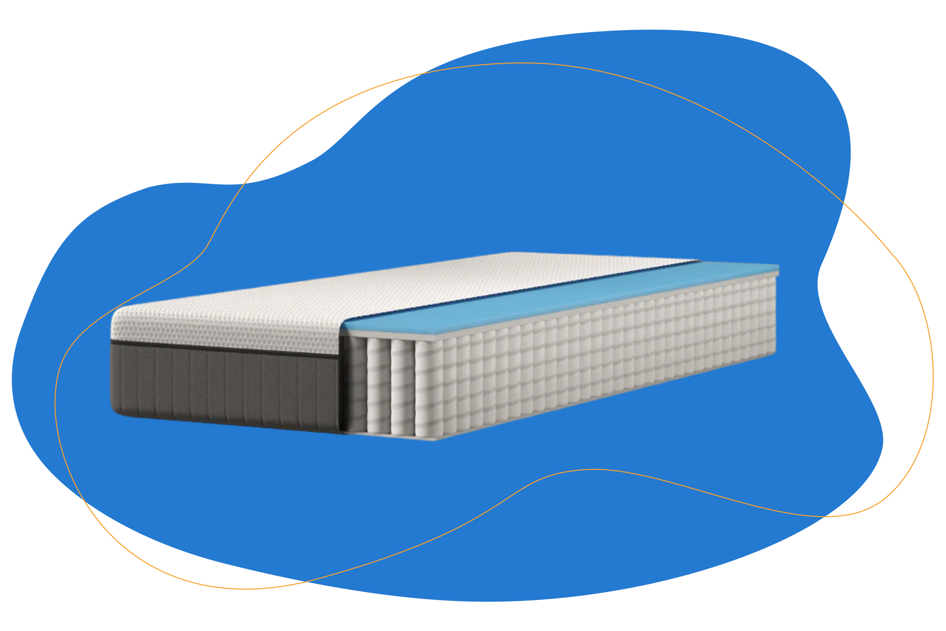 Edge-to-edge support Emma Hybrid Lite