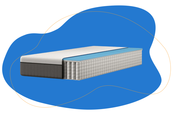 Edge-to-edge support Emma Hybrid Lite
