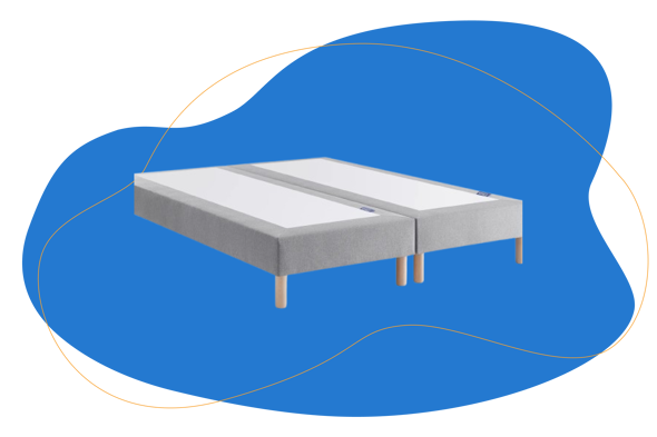 Hypnia gestoffeerde bedbodem