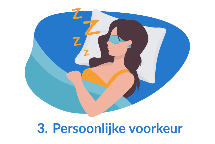 matraskeuze persoonlijke voorkeur