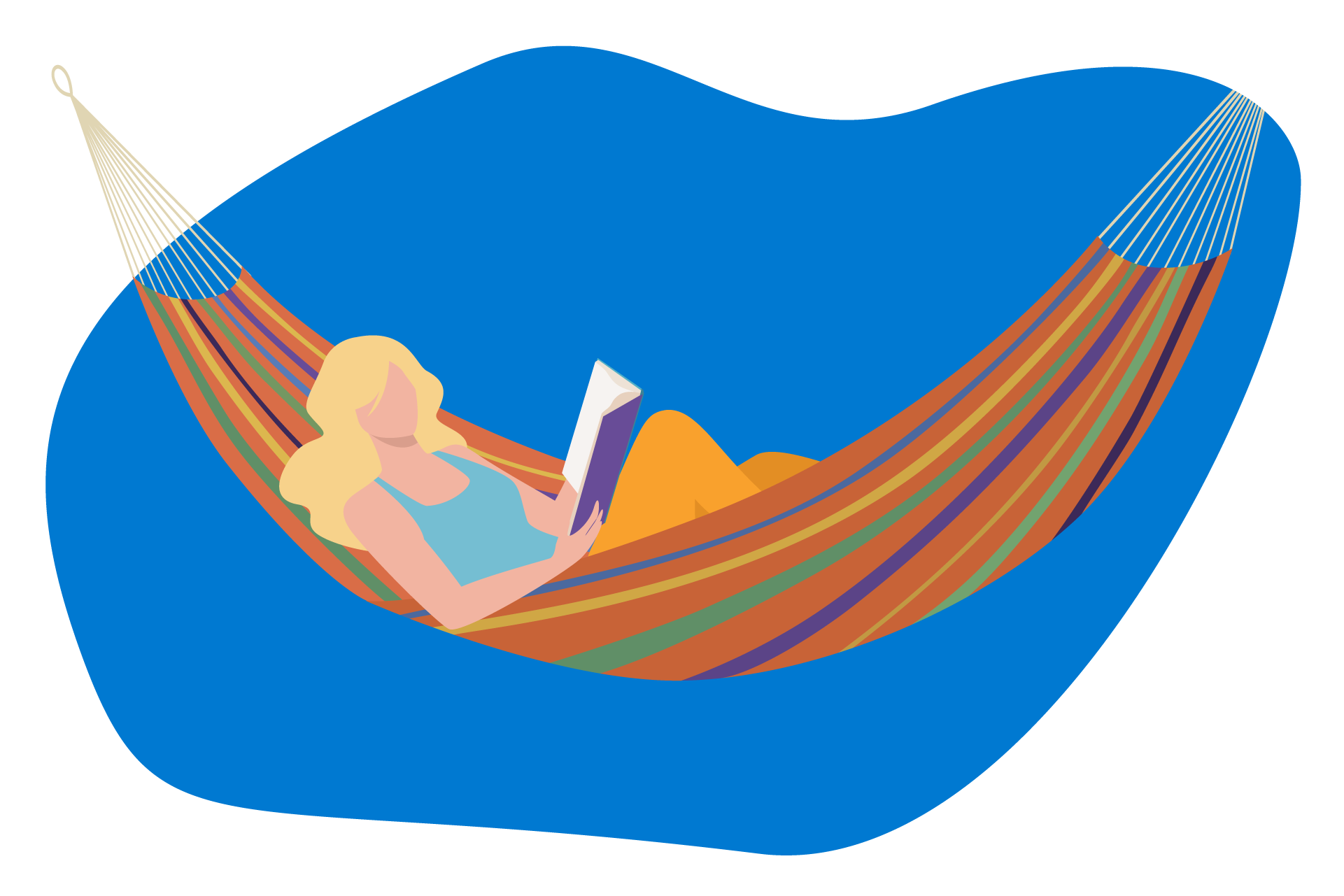 Man in hangmat: hangmat-effect