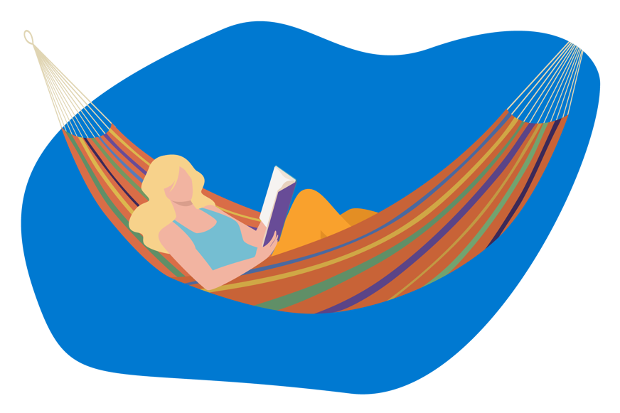 Man in hangmat: hangmat-effect