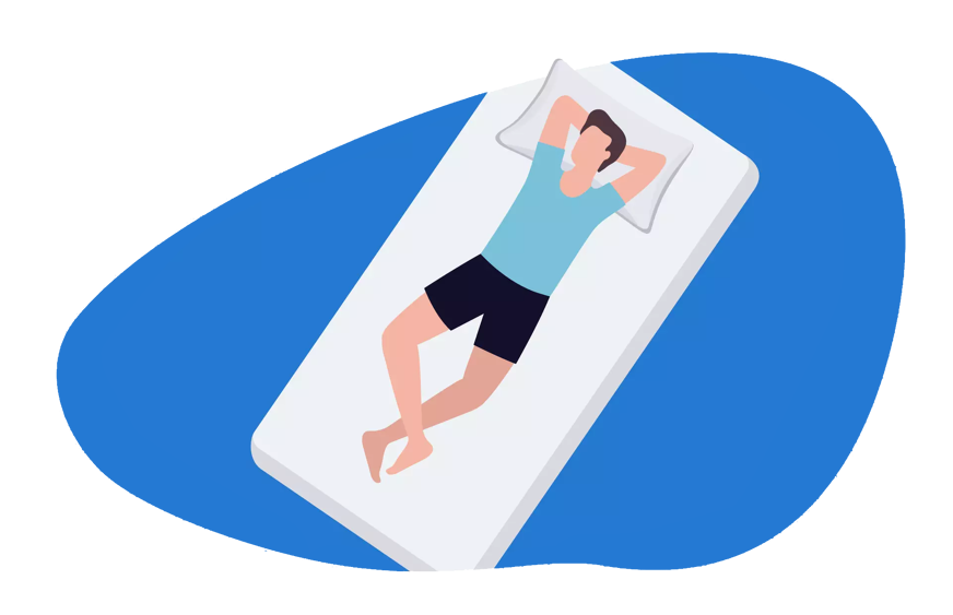 Pocketveringmatras 90x200 cm