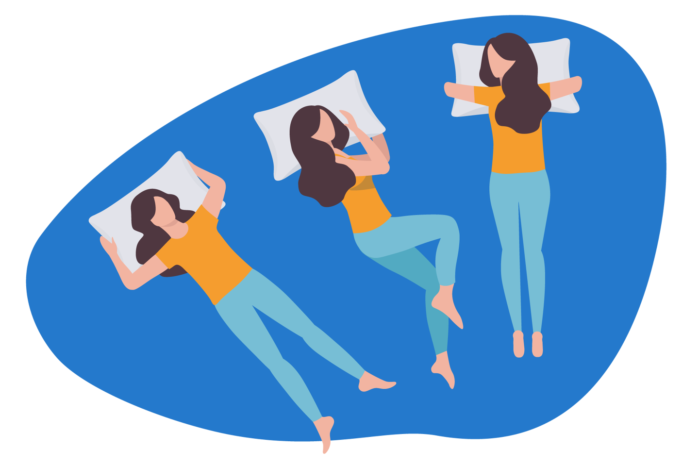 La almohada adecuada depende de tu posición para dormir