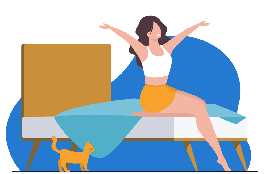 Blij wakker worden dankzij ASMR