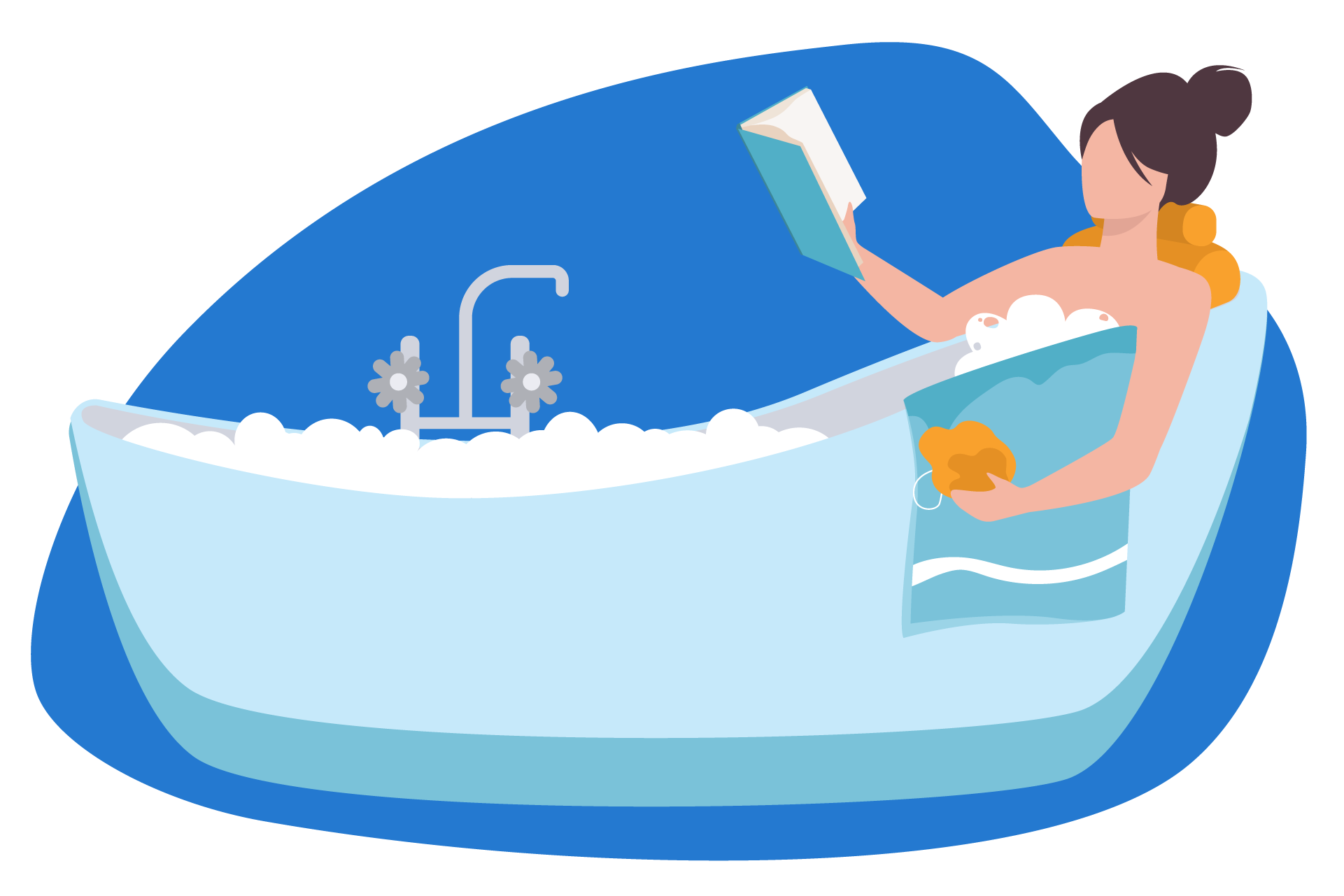 Een warm bad als slaapritueel