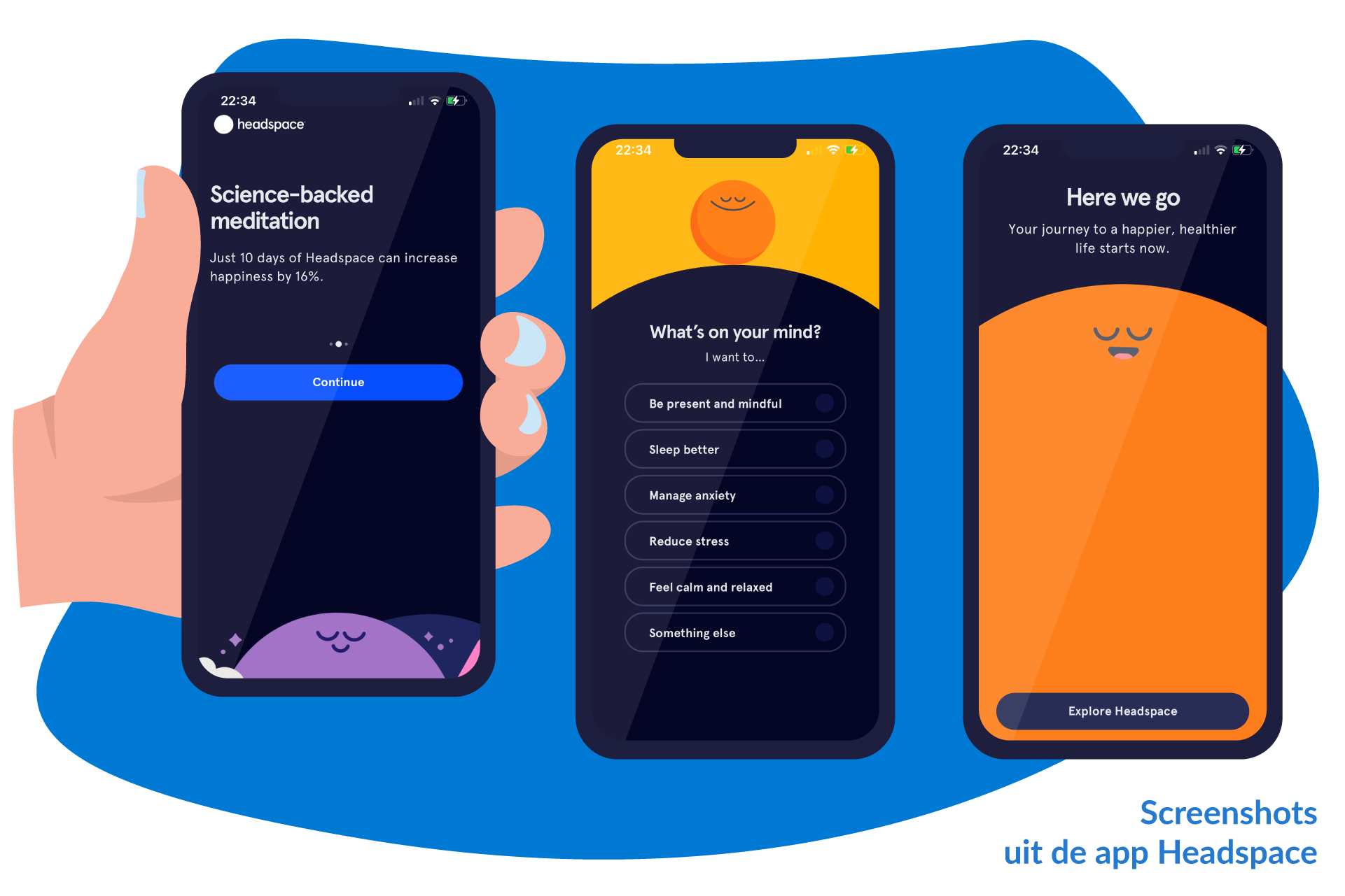 Headspace meditatie app om te slapen