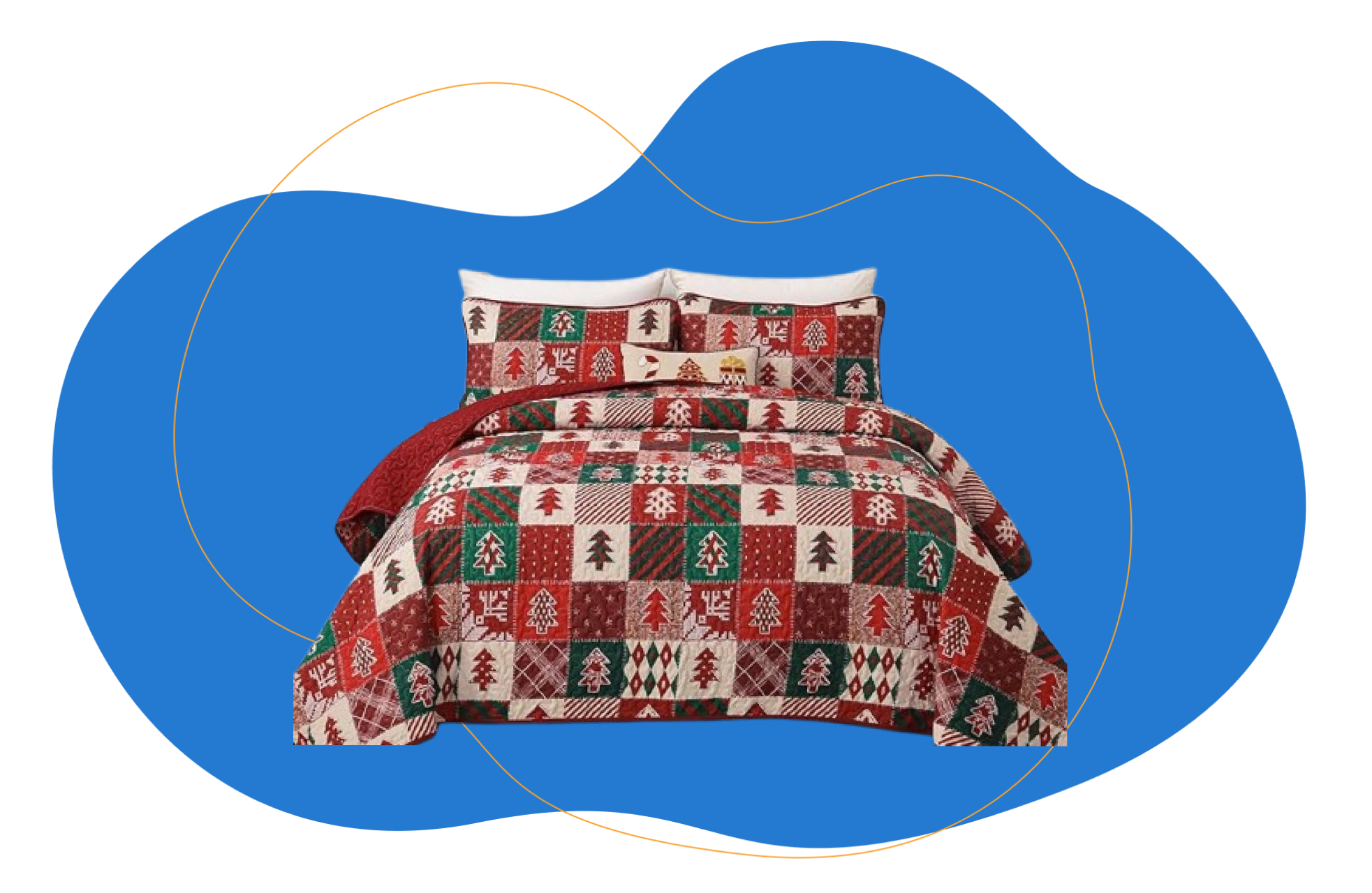 kerst beddengoed patchwork