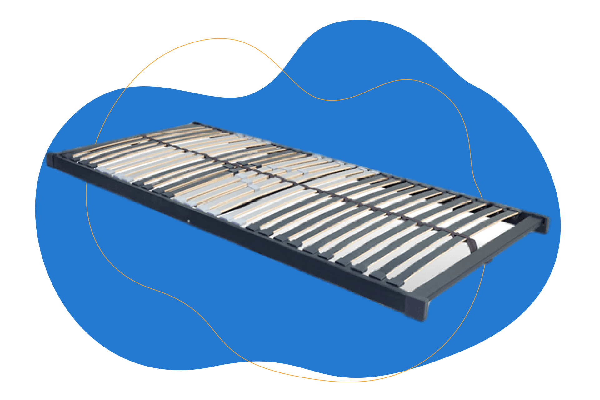 Sleepfast lattenbodem vlak